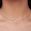 Pave Butterfly Necklace