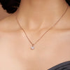 Classic Pave Heart Necklace