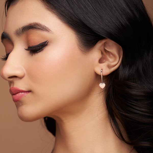 Polished Heart Hook Drops