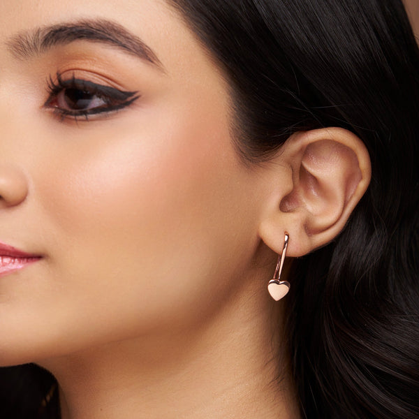 Polished Heart Hook Drops