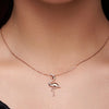 Golden Flamingo Necklace