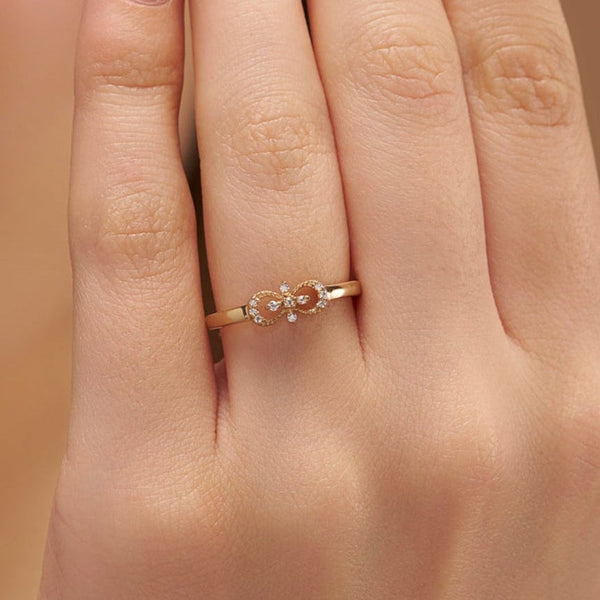 Infinity Flower Ring