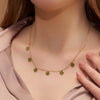 Green Clover Charm Necklace