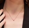 Classic Round Solitaire Necklace