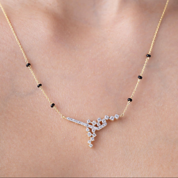 Sparkling Flute Modern Mangalsutra