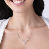 Crystal Floral Vine Mangalsutra