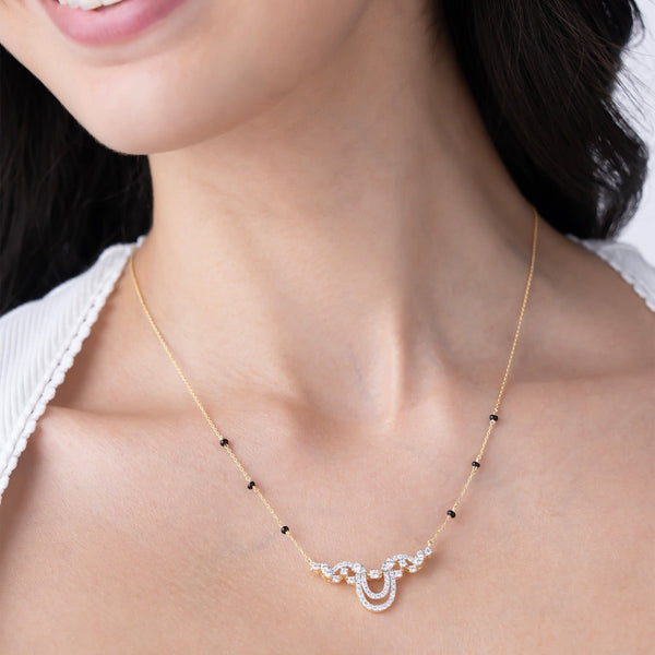 Double Arch Modern Mangalsutra