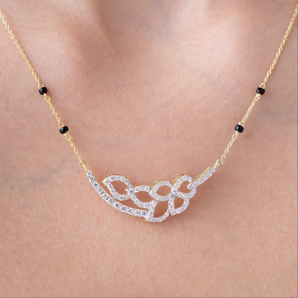 Sparkling Infinity Loop Modern Mangalsutra