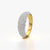 Wide Pave Domed Band Ring