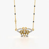 Sparkling Butterfly Modern Mangalsutra