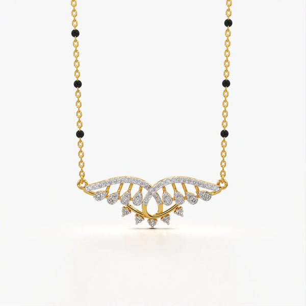 Sparkling Wing Modern Mangalsutra