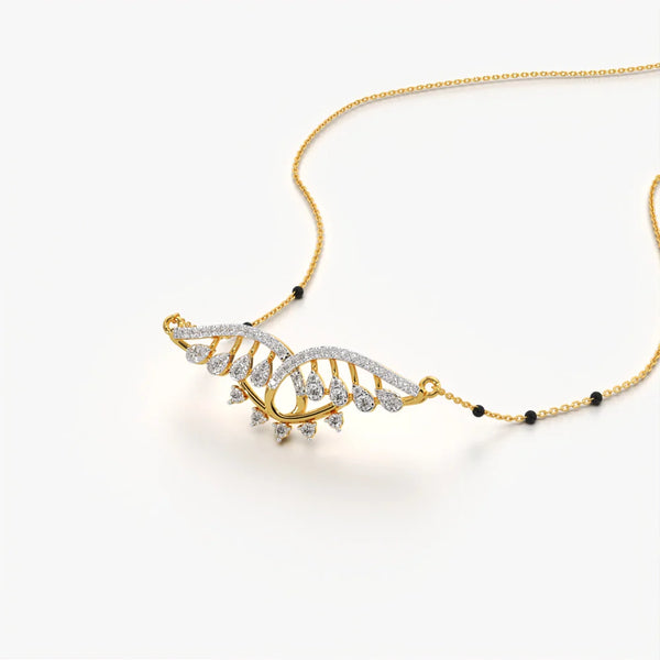 Sparkling Wing Modern Mangalsutra