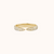 Pave Tapered Open Ring