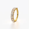 Sparkling Baguette Marquise Wedding Band