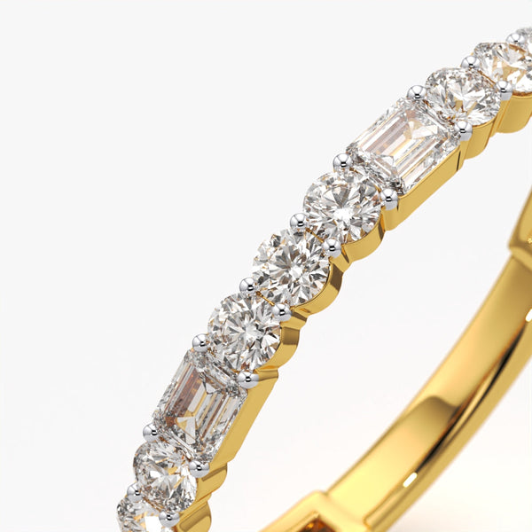 Alternating Eternity Band