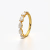 Delicate Pear Eternity Ring