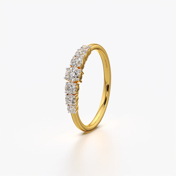 Graduated Stone Ring