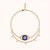 Layered Evil Eye Drop Bracelet