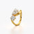 Pear & Round Duo Ring
