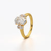 Oval Cut Trilogy Ring
