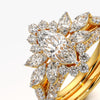Marquise Starburst Stack Ring
