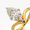 Marquise Solitaire Wishbone Ring