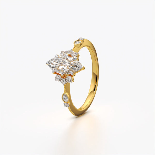 Marquise Accent Ring