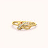 Pave Knot Minimal Ring