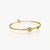 Pave Evil Eye Open Bangle