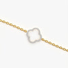 Open Pave Clover Bracelet