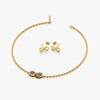 Forever Infinity 18K Gold Vermeil Set