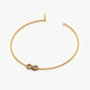 Pave Twisted Infinity Bracelet