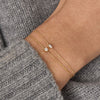 Dainty Solitaire Chain Bracelet