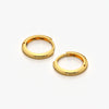 Classic Smooth Huggie Hoops