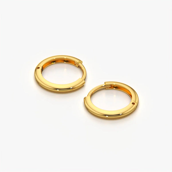Classic Smooth Huggie Hoops