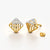 Geometric Caged Pave Studs