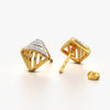 Geometric Caged Pave Studs