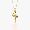 Golden Flamingo Necklace