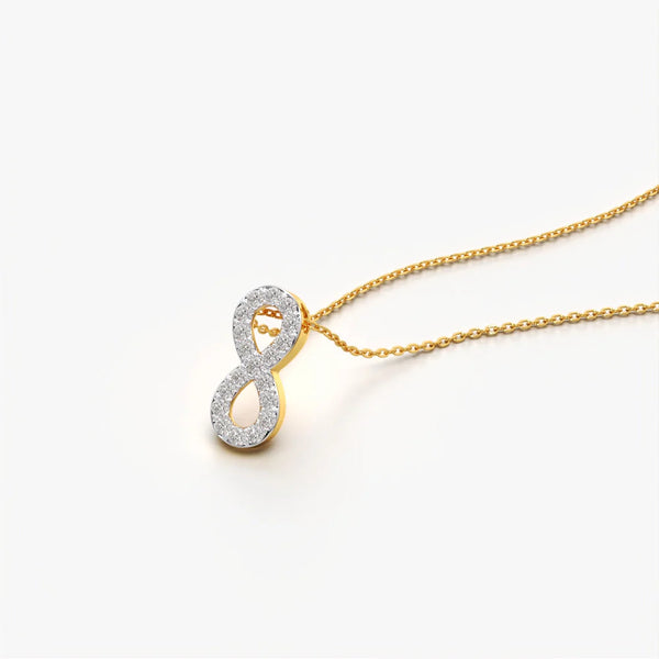 Vertical Infinity Necklace