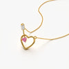 Cupid Arrow Heart Necklace