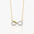 Triple Heart Infinity Necklace
