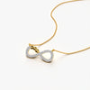 Triple Heart Infinity Necklace