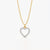 Classic Open Heart Necklace