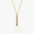 Sleek Pave Bar Pendant