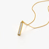 Sleek Pave Bar Pendant