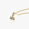 Dainty Geometric Cluster Pendant