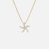 Crystal Starfish Necklace