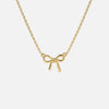 Petite Ribbon Bow Necklace