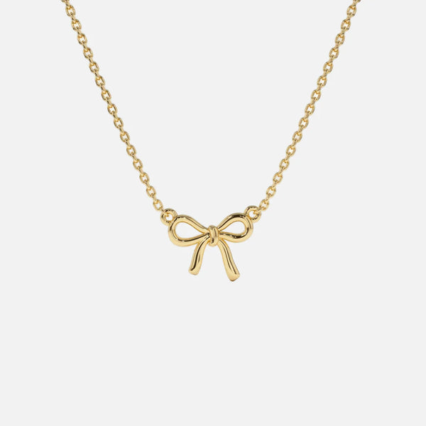 Petite Ribbon Bow Necklace