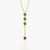Emerald Green Y-Drop Necklace
